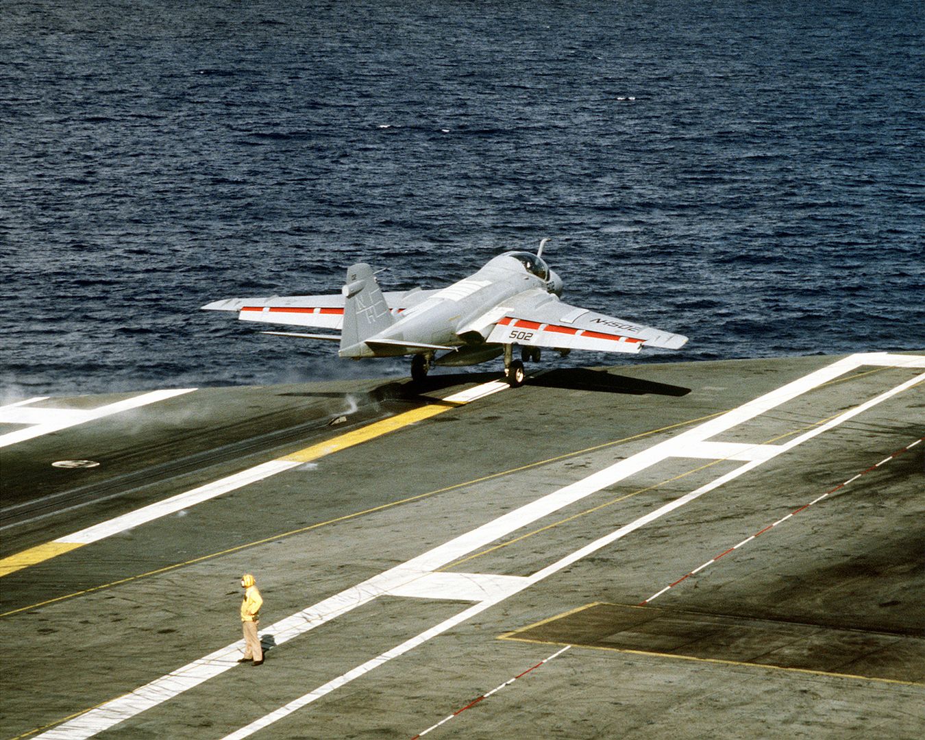  3 Catapult On The Flight Deck Of The Nuclear Powered Aircraft Carrier USS ABRAHAM LINCOLN