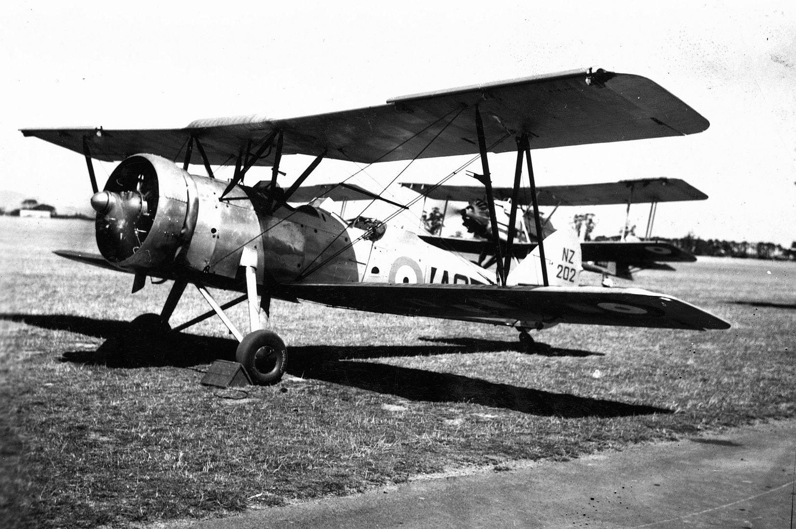 Avro 626 NZ202 With Its Engine Running