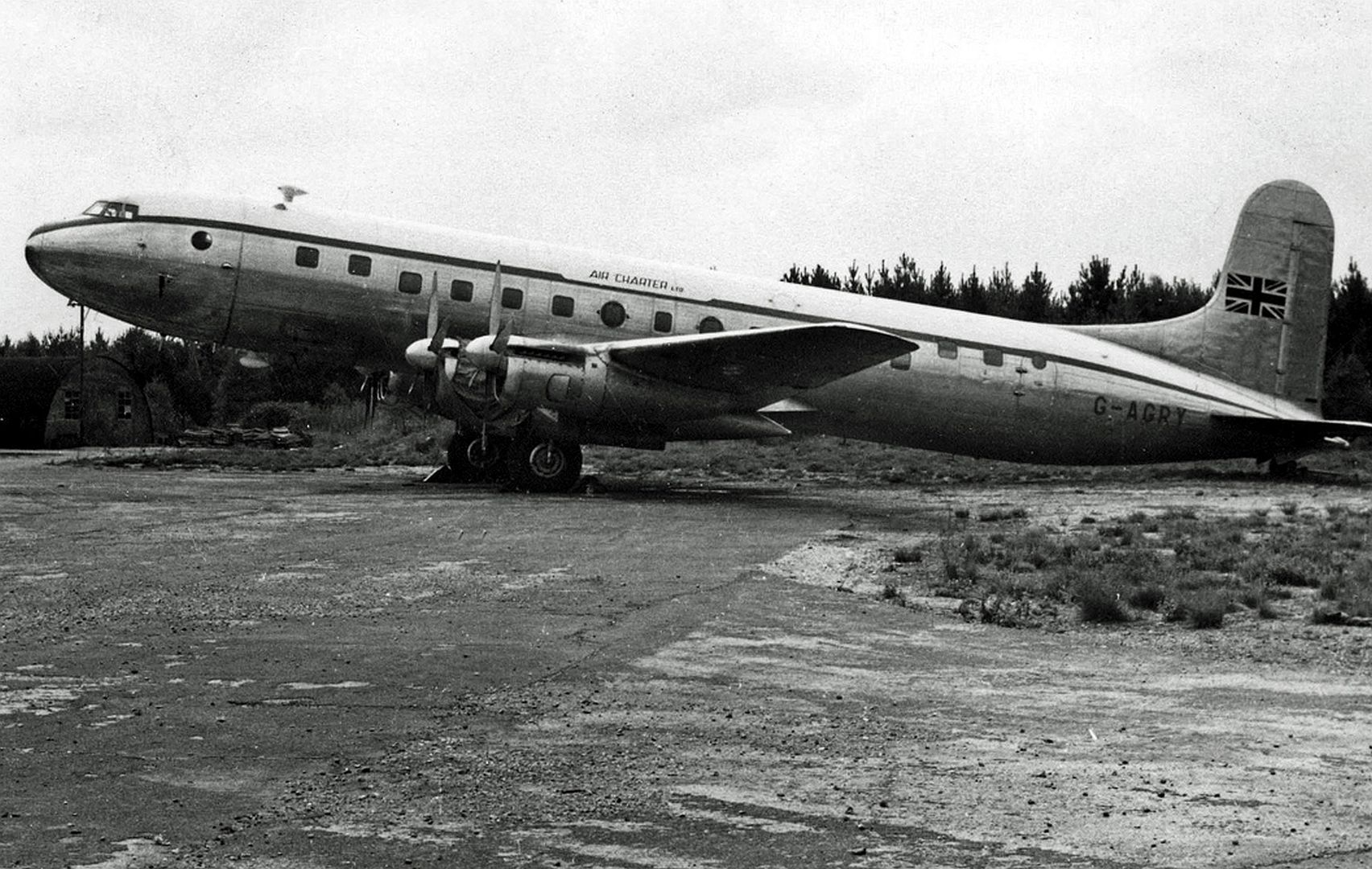 AGRY Air Charter STN 10th April 1955 AGRY Air Charter STN 10th April 1955