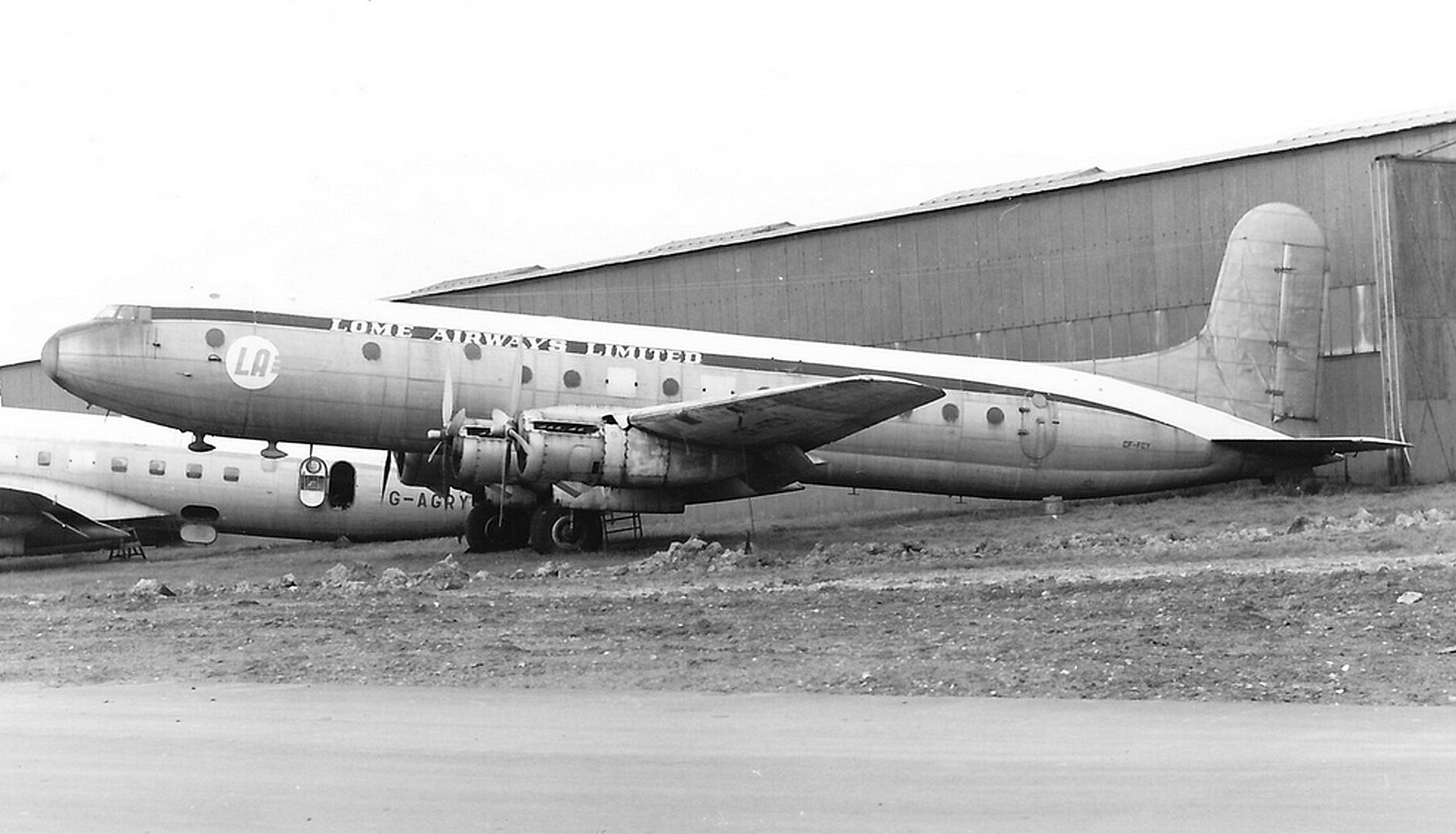 Avro 689 Tudor 5 Of Lome Airways Stanstead 1957