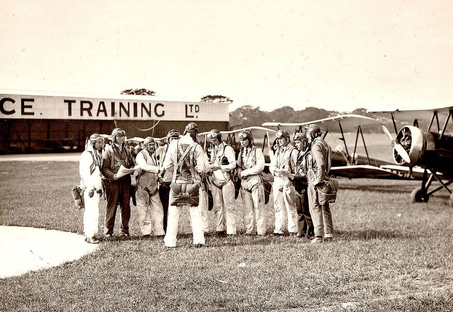 Avro Cadet Biplane Training Aircraft