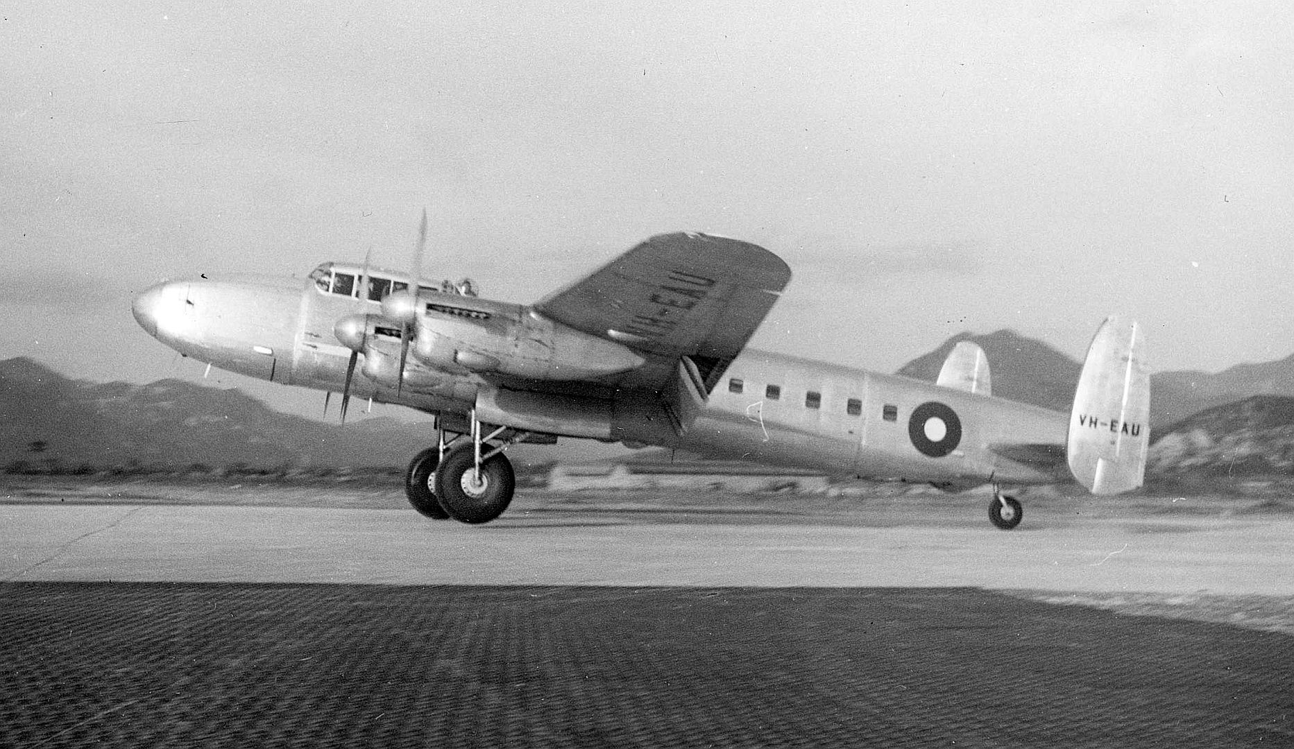 Avro Lancastrian At Bofu Airfield