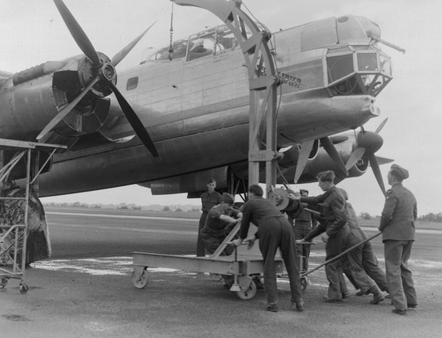Avro Lincoln Bomber Aircraft At Whenuapai Airbase Auckland