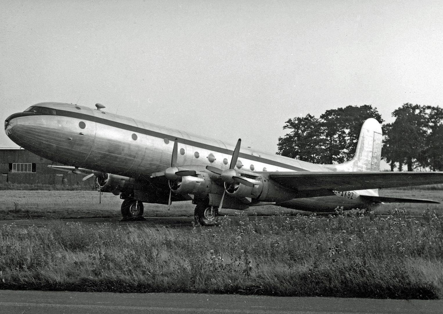 AKBZ Of BOAC In Storage At London Stansted In 1953 AKBZ Of BOAC In Storage At London Stansted In 1953