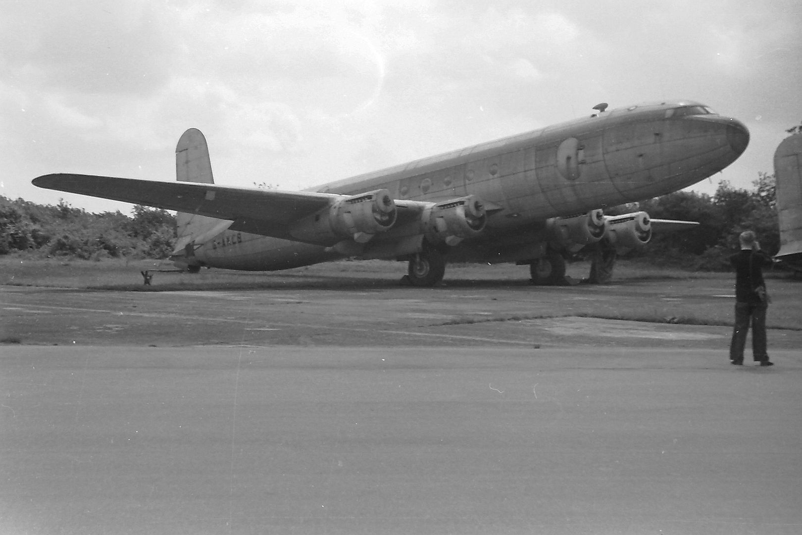 Avro Tudor 5 Scrapped Stansted 1959 Avro Tudor 5 Scrapped Stansted 1959