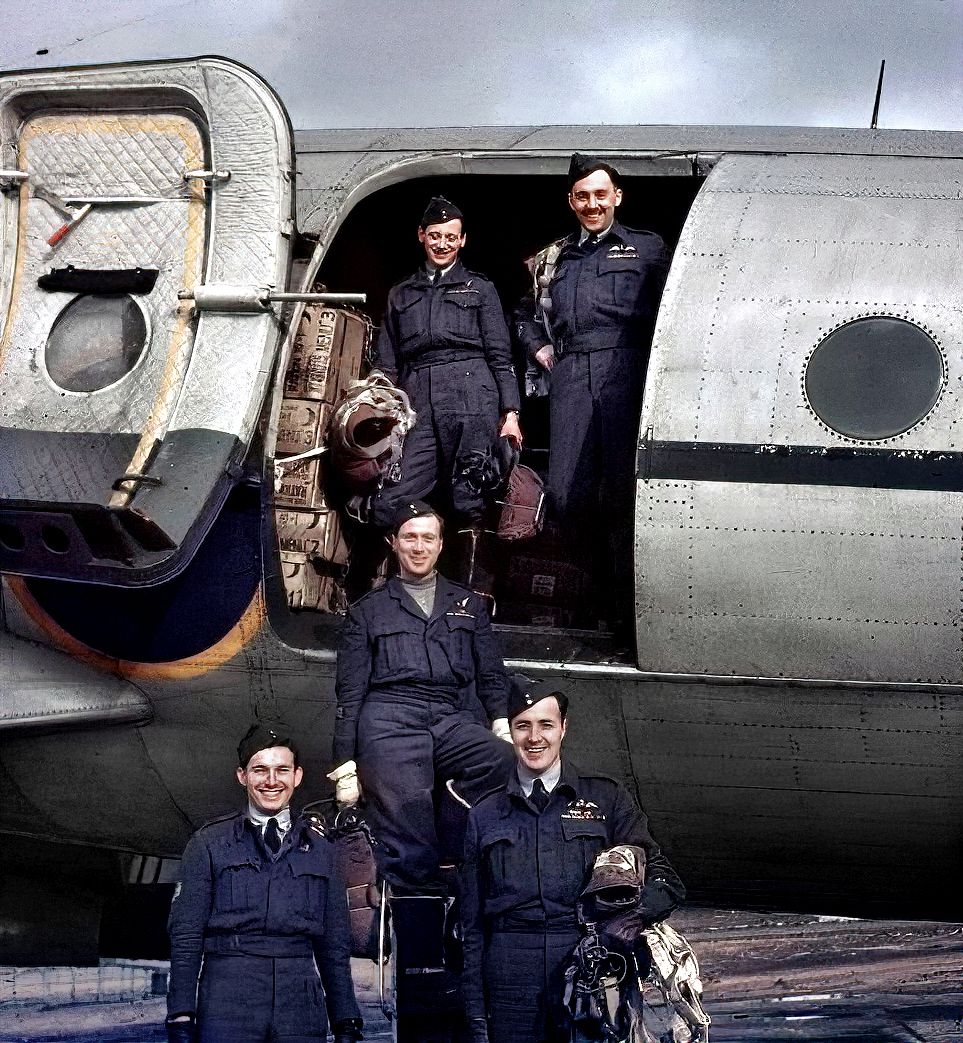 Avro Tudor C5 At RAF Schleswigland During The Berlin Airlift  Avro Tudor C5 At RAF Schleswigland During The Berlin Airlift