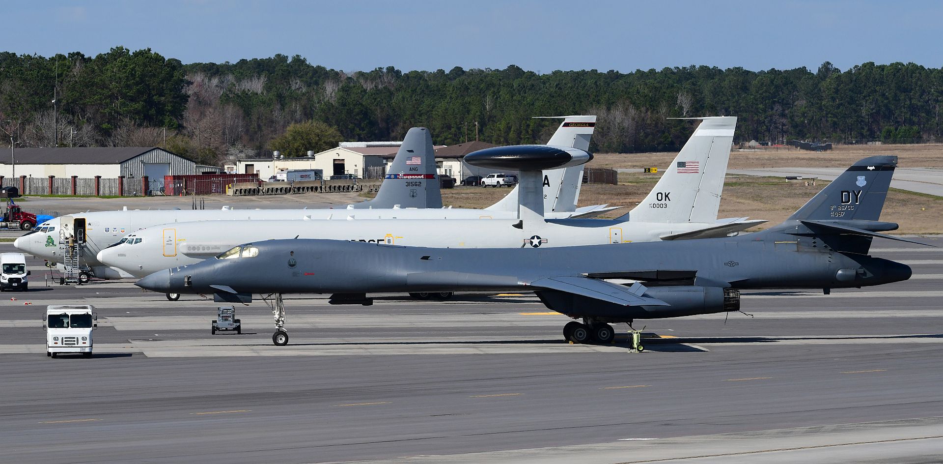 3 Airborne Warning Control System Aircraft Assigned To The 552nd Air Control Wing