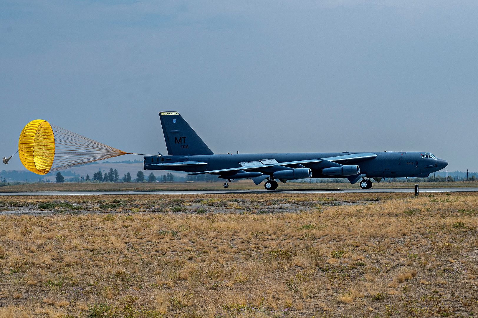 52 Stratofortress Assigned To The 69th Bomb Squadron Lands At Fairchild Air Force Base Washington July 24 2024 52 Stratofortress Assigned To The 69th Bomb Squadron Lands At Fairchild Air Force Base Washington July 24 2024