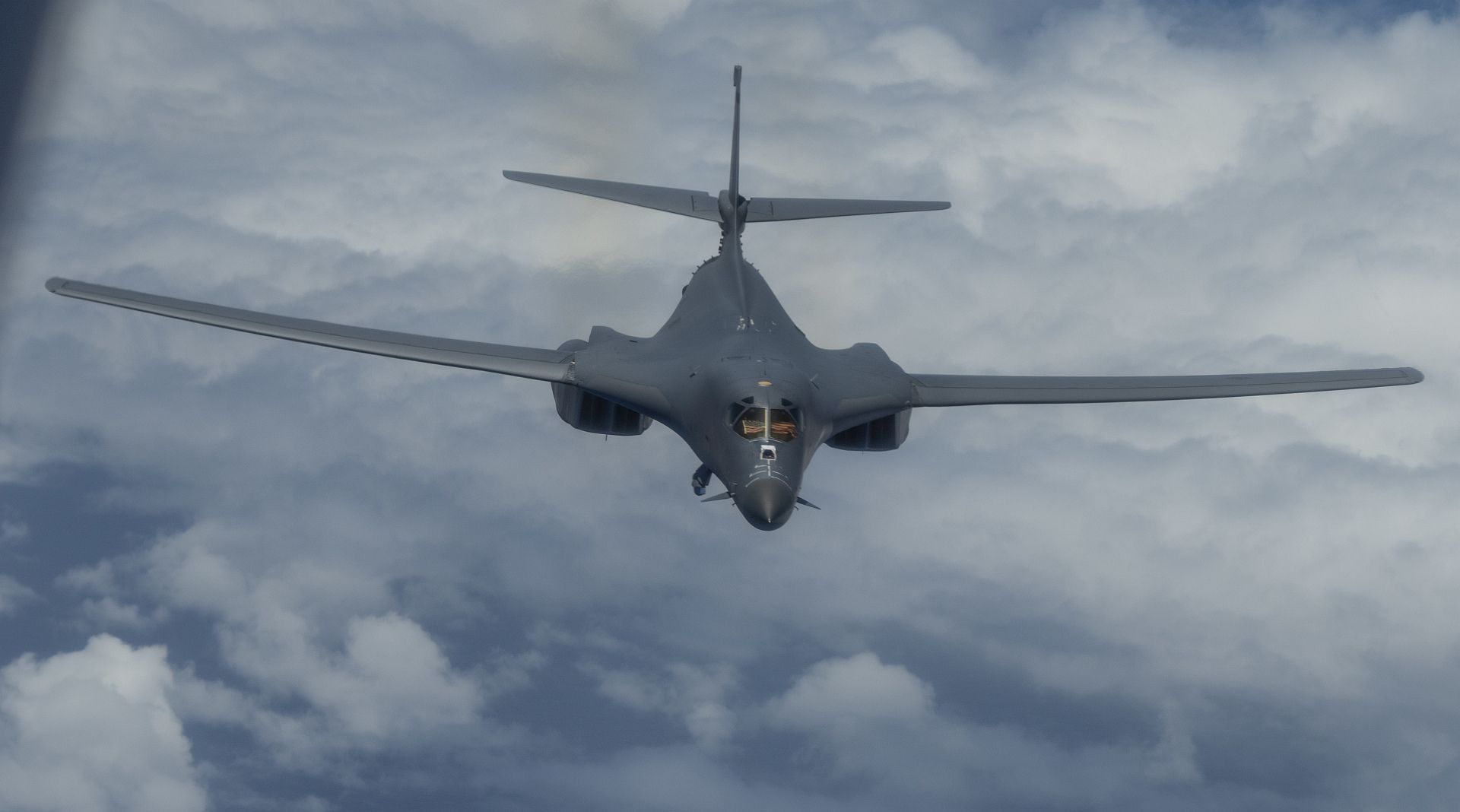 B 1B Lancer Flies Over The East China Sea May 6 2020 1