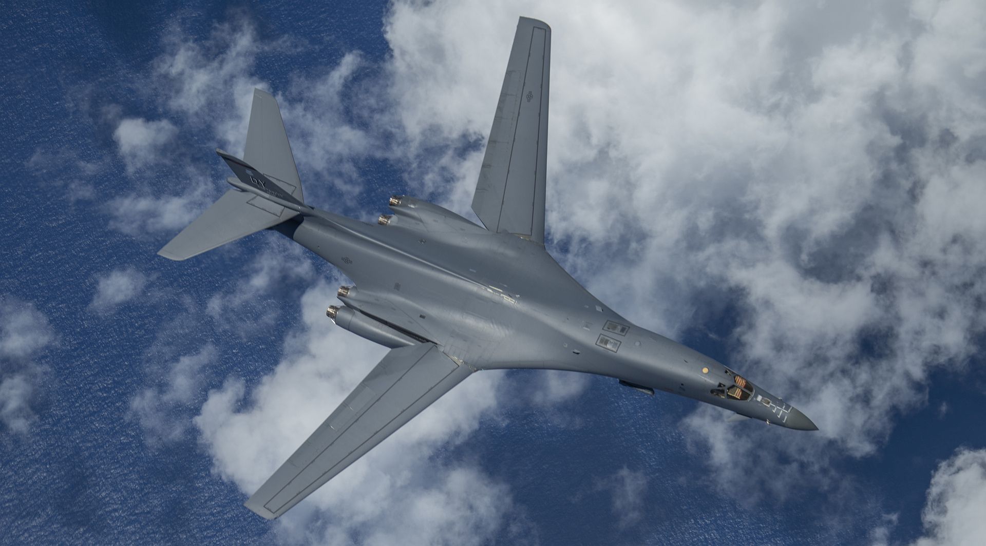 B 1B Lancer Flies Over The East China Sea May 6 2020 2