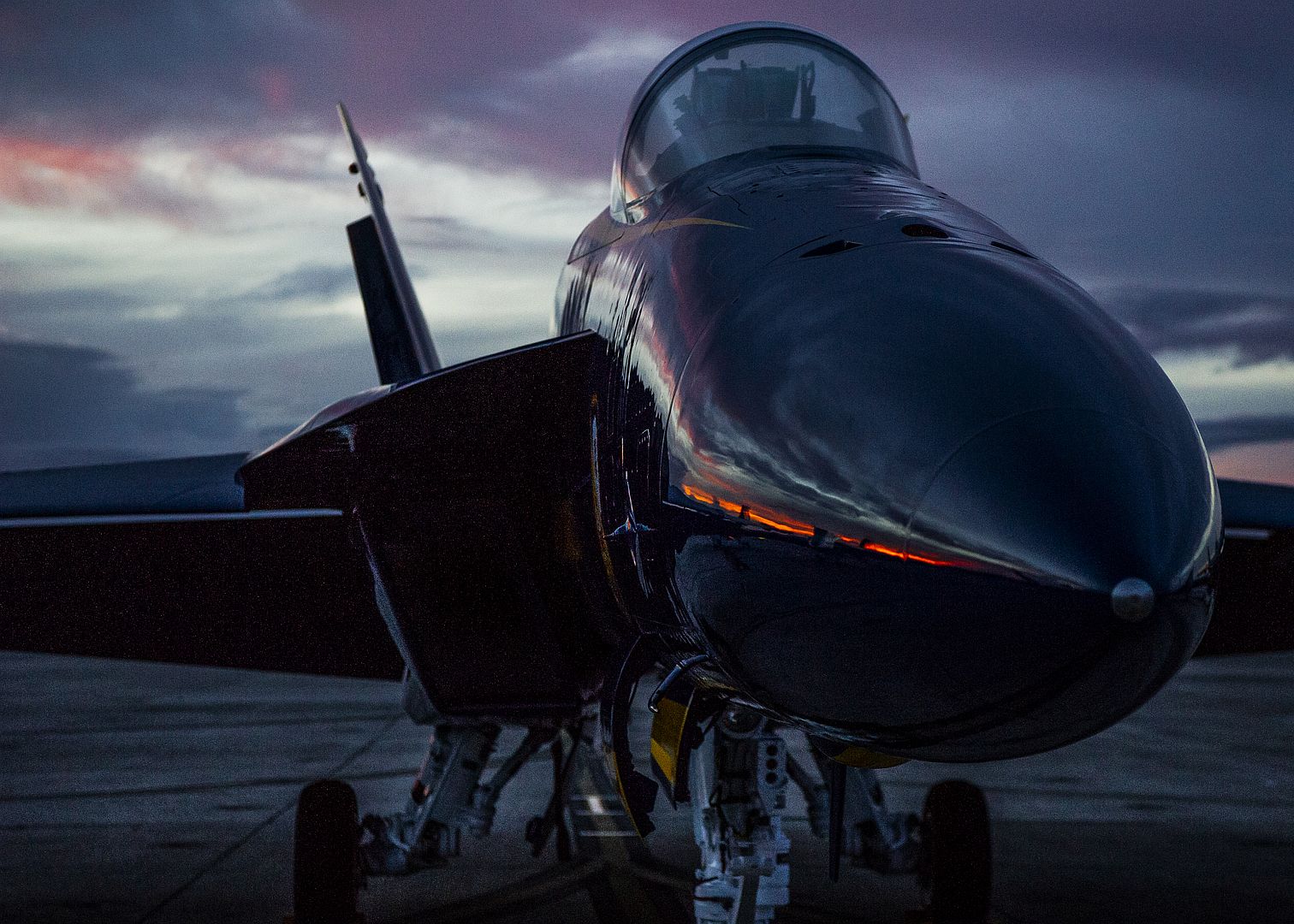 Blue Angels FA 18 Super Hornet Is Parked On The Flight Line At Naval Air Station Pensacola Florida 2