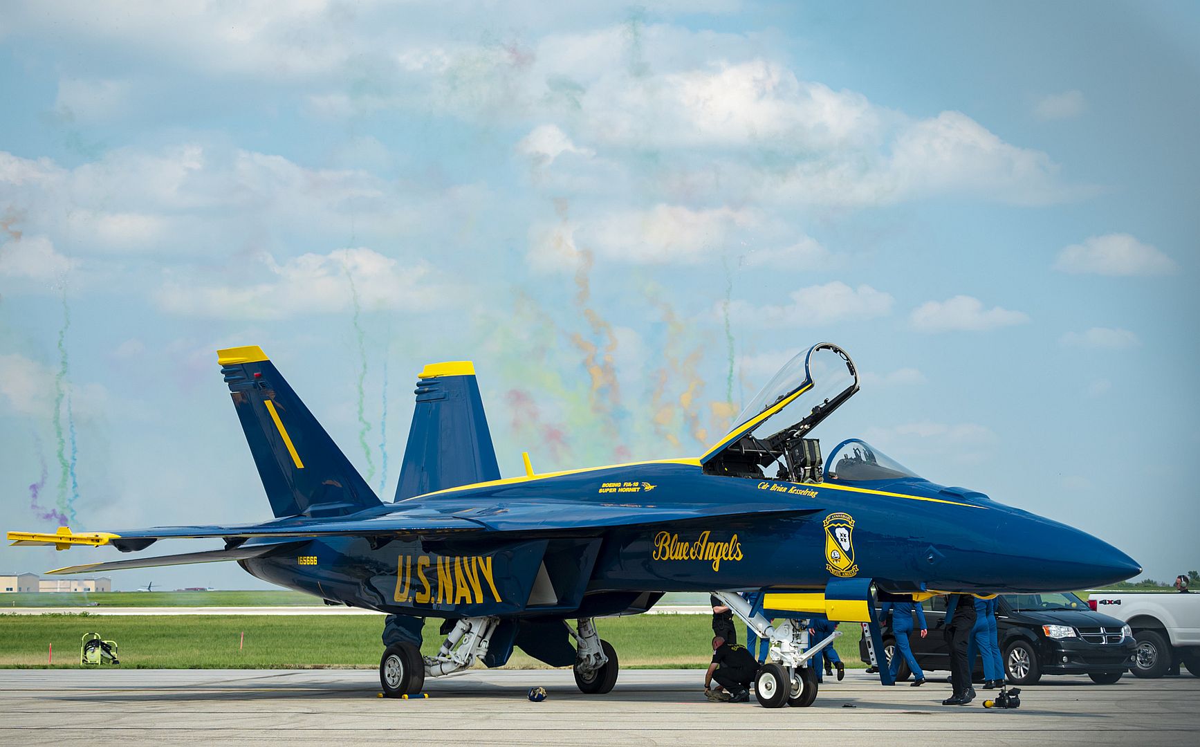 Blue Angels Perform At New Century Air Center During The Kansas City Air Show July 3 2021