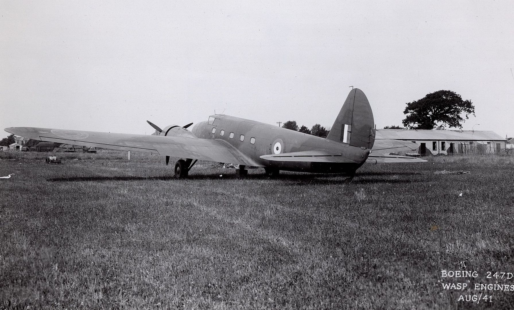 Boeing 247D RAF Boeing 247D RAF