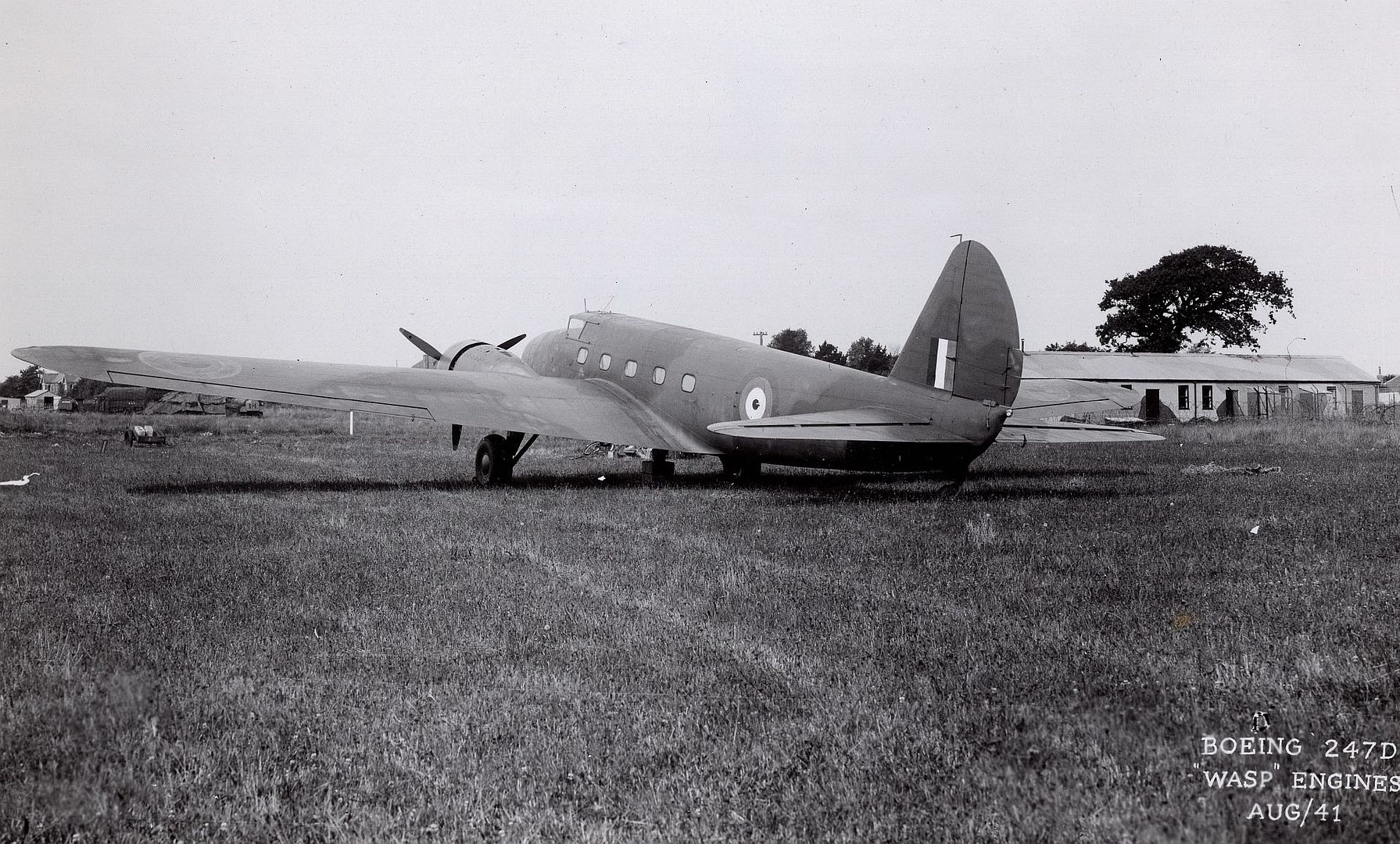 Boeing 247D RAF