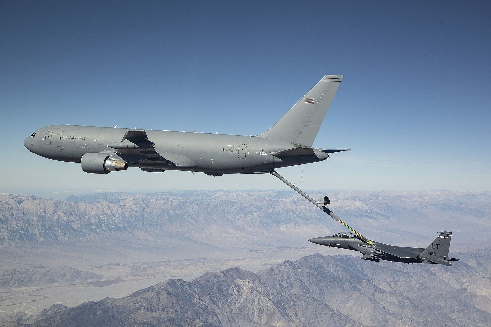Boeing KC46A With F15 Hires Boeing KC46A With F15 Hires