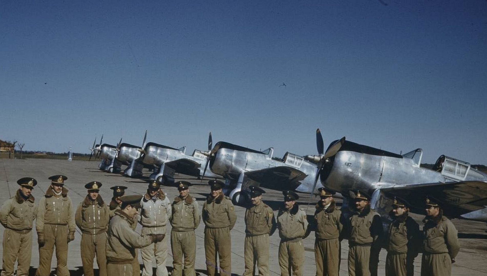 Briefing Argentine Pilots With Their American Designed Hawk 750 Fighters Briefing Argentine Pilots With Their American Designed Hawk 750 Fighters