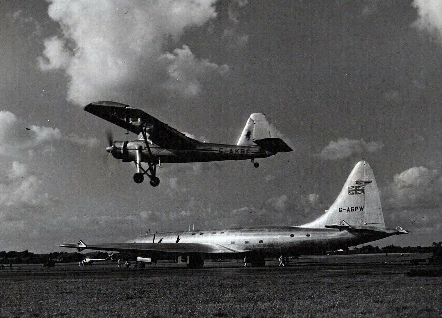 Bristol Brabazon At Prestwick Bristol Brabazon At Prestwick
