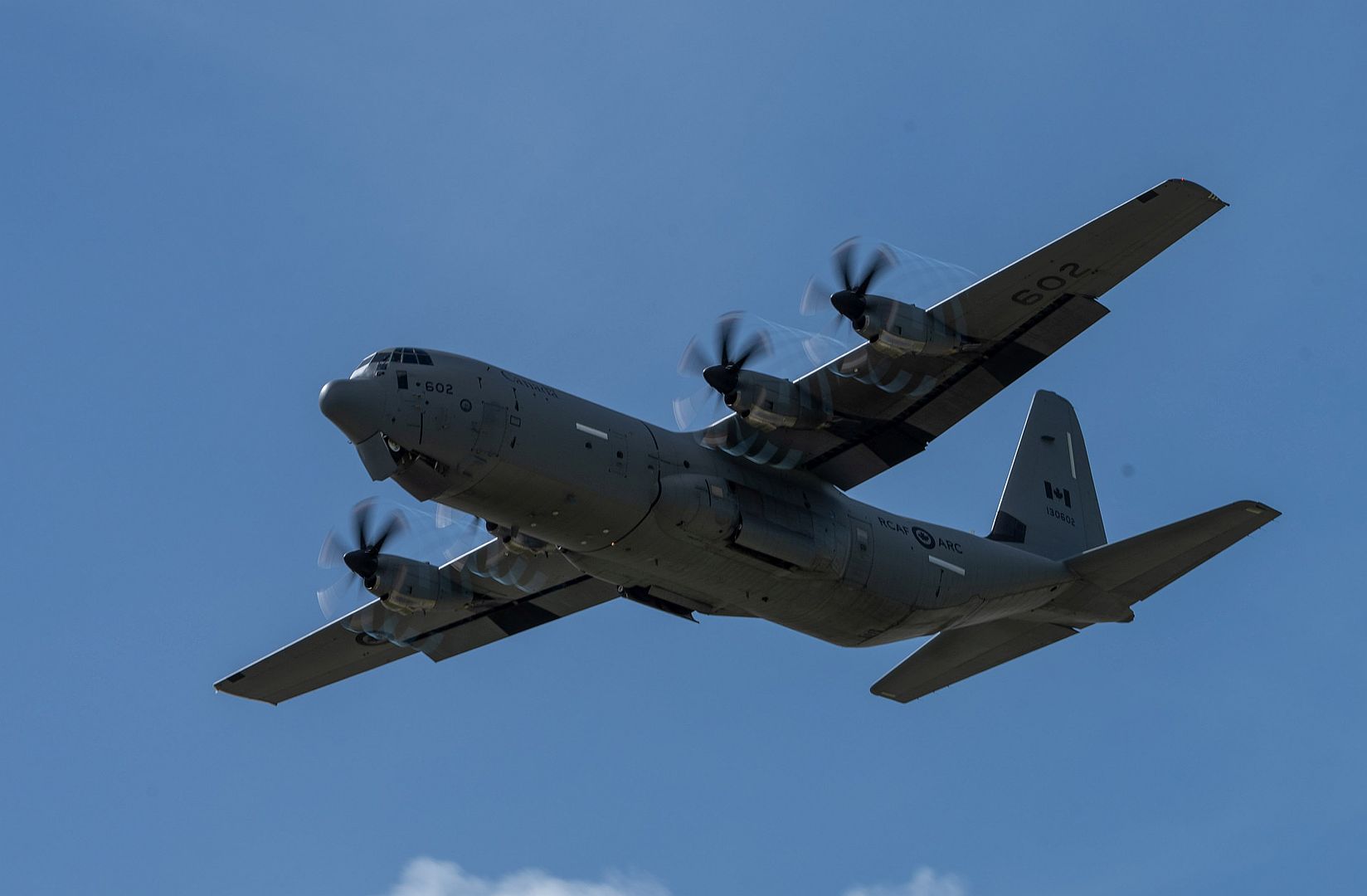 130J Super Hercules Assigned To The 436th Transport Squadron Takes Off In Support Of An Operation Christmas Drop 2023