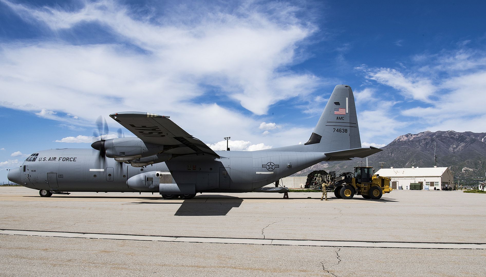 130 J S From The 317th Airlift Wing Dyess Air Force Base Texas Transport Airmen And Cargo From The 366th Fighter Wing