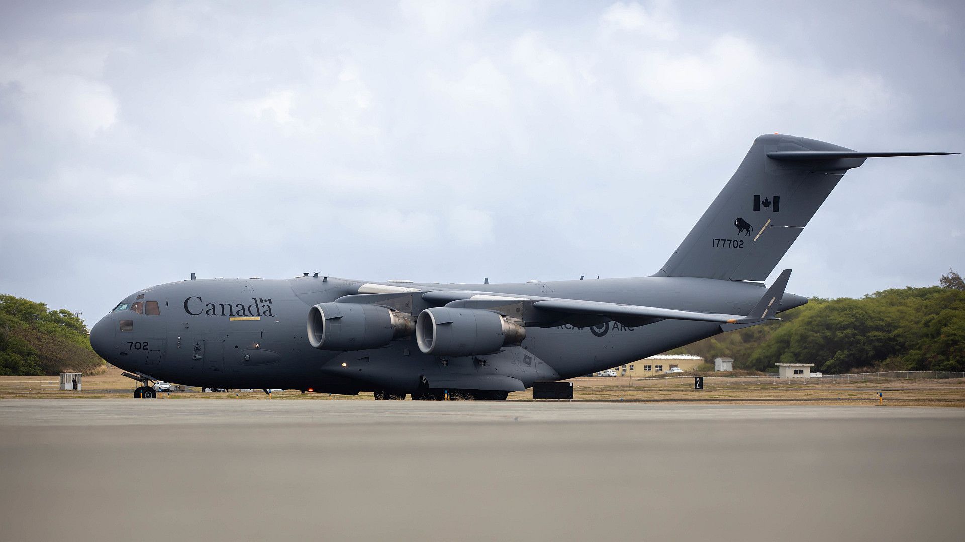 177 Globemaster From 429 Transport Squadron Lands At Marine Corps Base Hawaii During Rim Of The Pacific