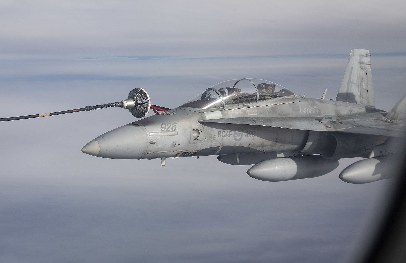 18 Hornet On Their Way To Support Operation NOBLE DEFENDER In Alaska On 12 Oct 2021