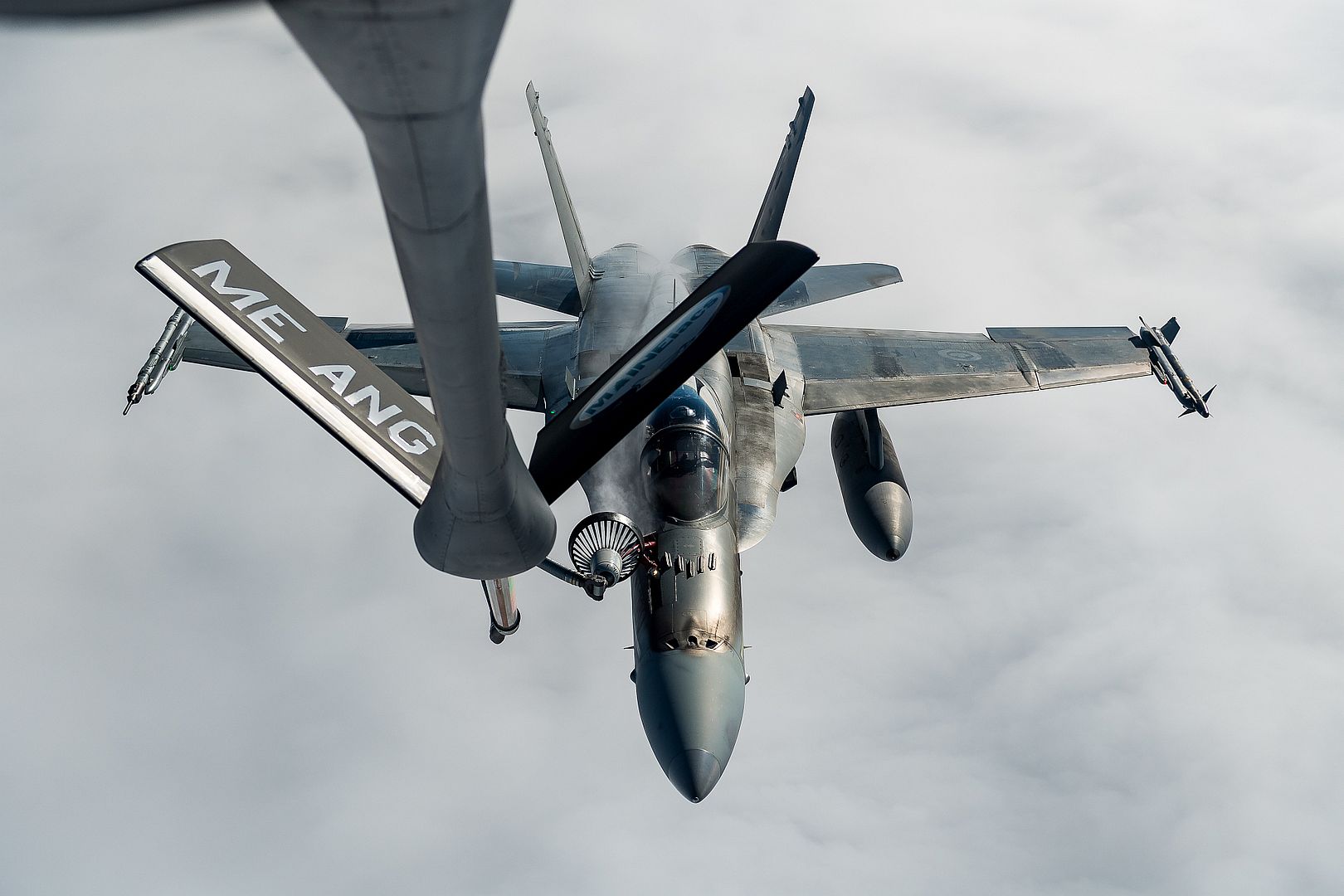 Air Refueling For The North American Air Defense Command Exercise AMALGAM HAWK Conducted On Wednesday May 26 2021