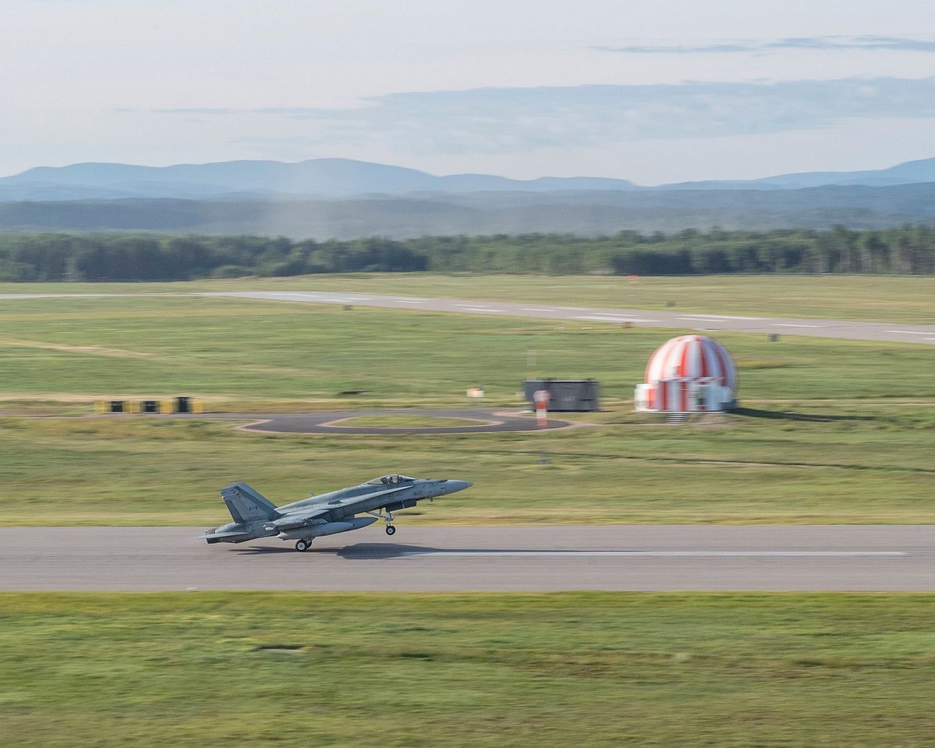 CF 18 Hornets Lifted Off From 3 Wing Bagotville