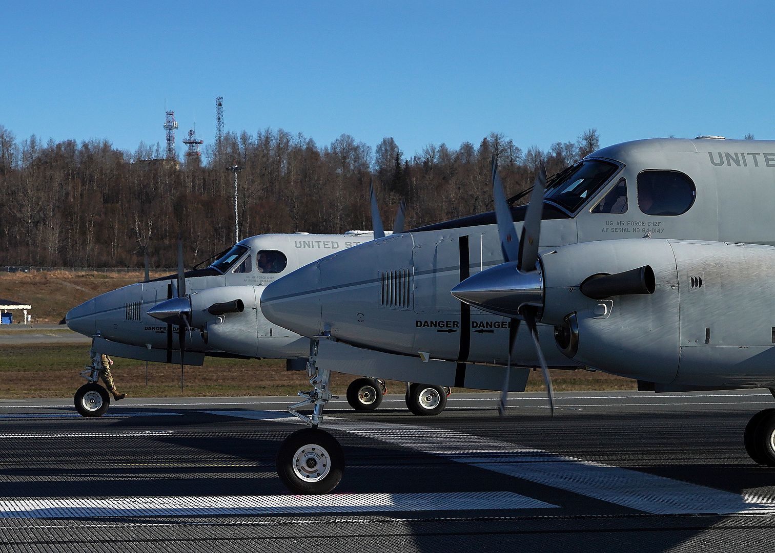 C 12 Hurons Form Up During An Elephant Walk At Joint Base Elmendorf Richardson Alaska May 5 2020