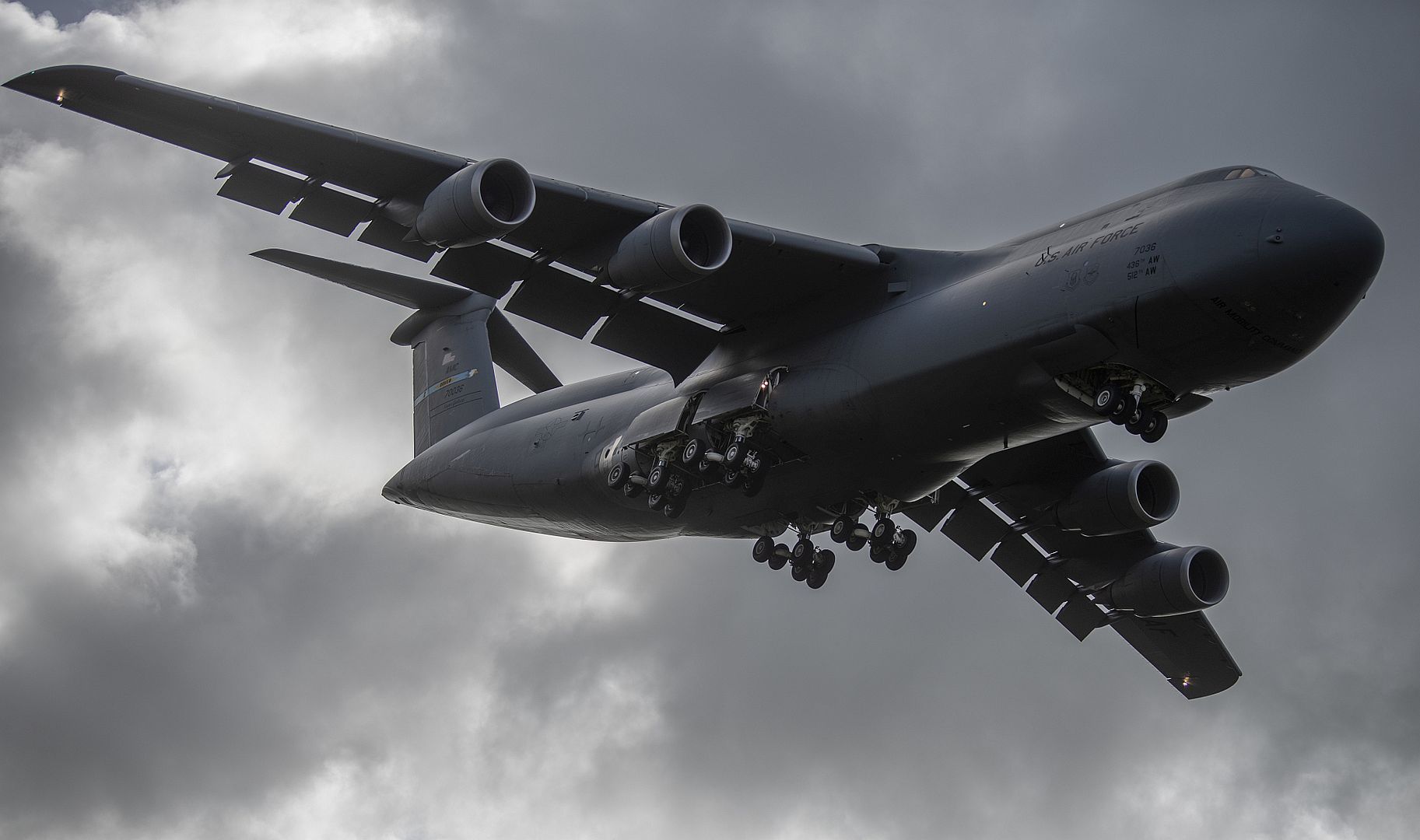 C 5M Super Galaxy From Dover Air Force Base Delaware Lands At Andersen Air Force Base Guam April 29 2020 C 5M Super Galaxy From Dover Air Force Base Delaware Lands At Andersen Air Force Base Guam April 29 2020