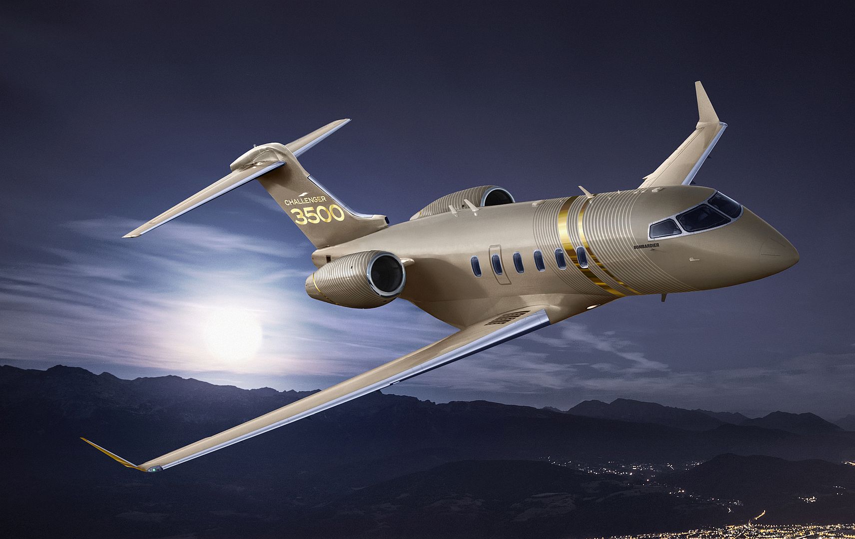 Challenger 3500 Exterior Bronze Livery Challenger 3500 Exterior Bronze Livery