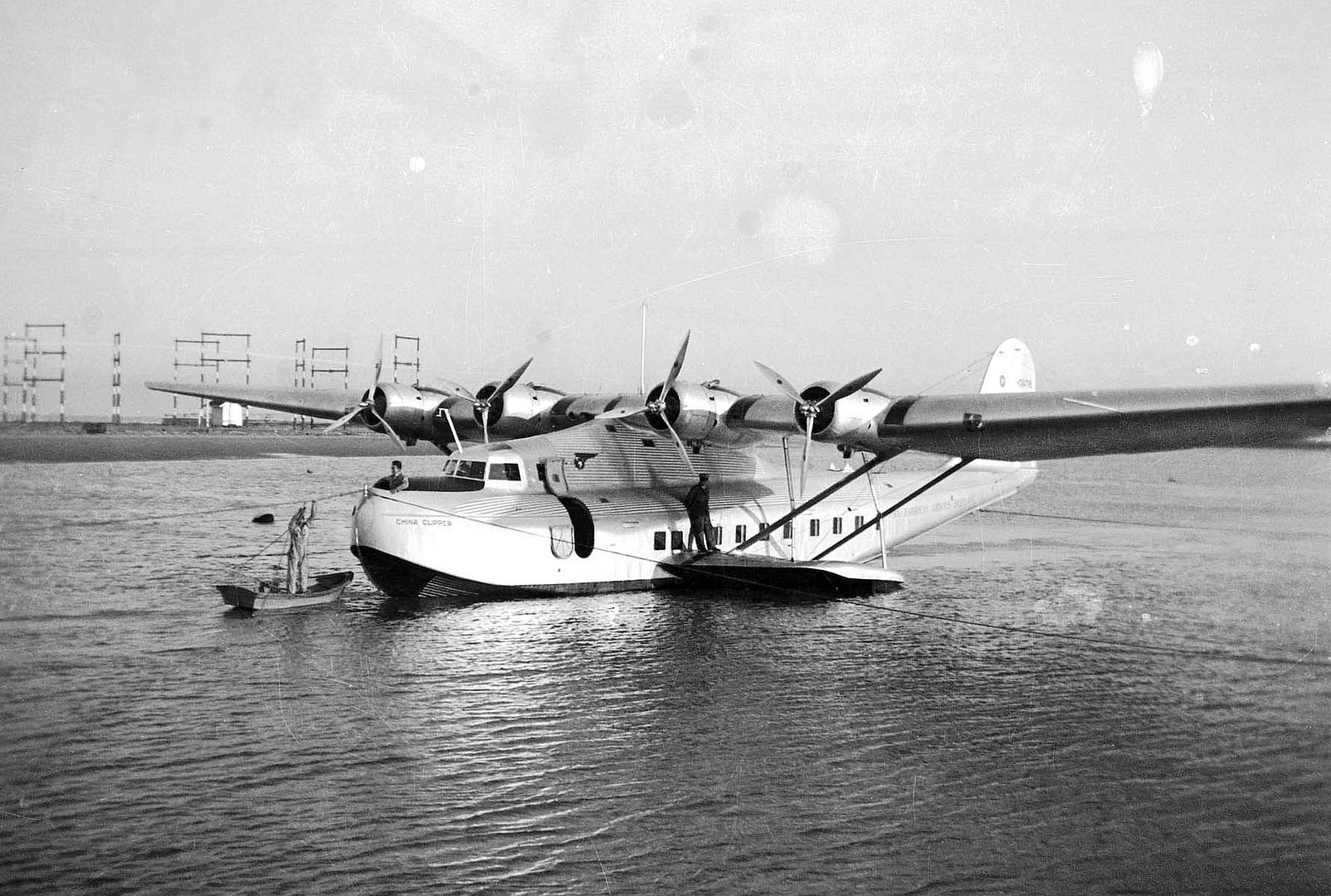 China Clipper At Alameda In 1936 China Clipper At Alameda In 1936