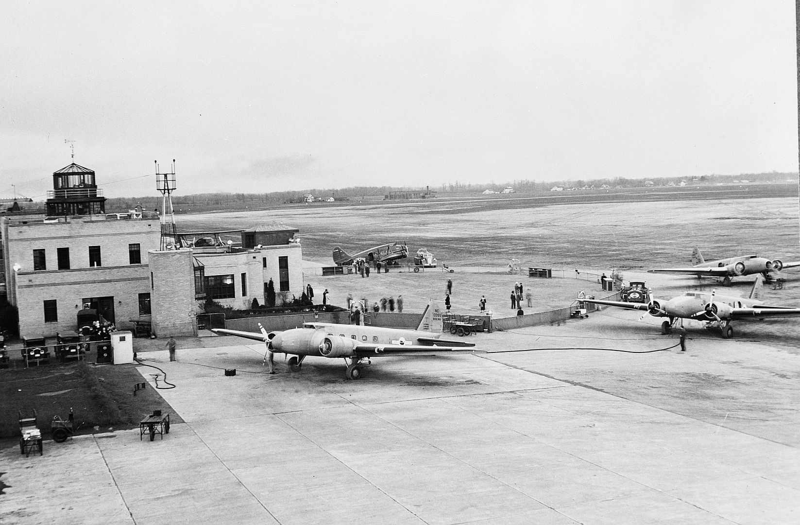 Cleveland Municipal Airport In 1936 Cleveland Municipal Airport In 1936
