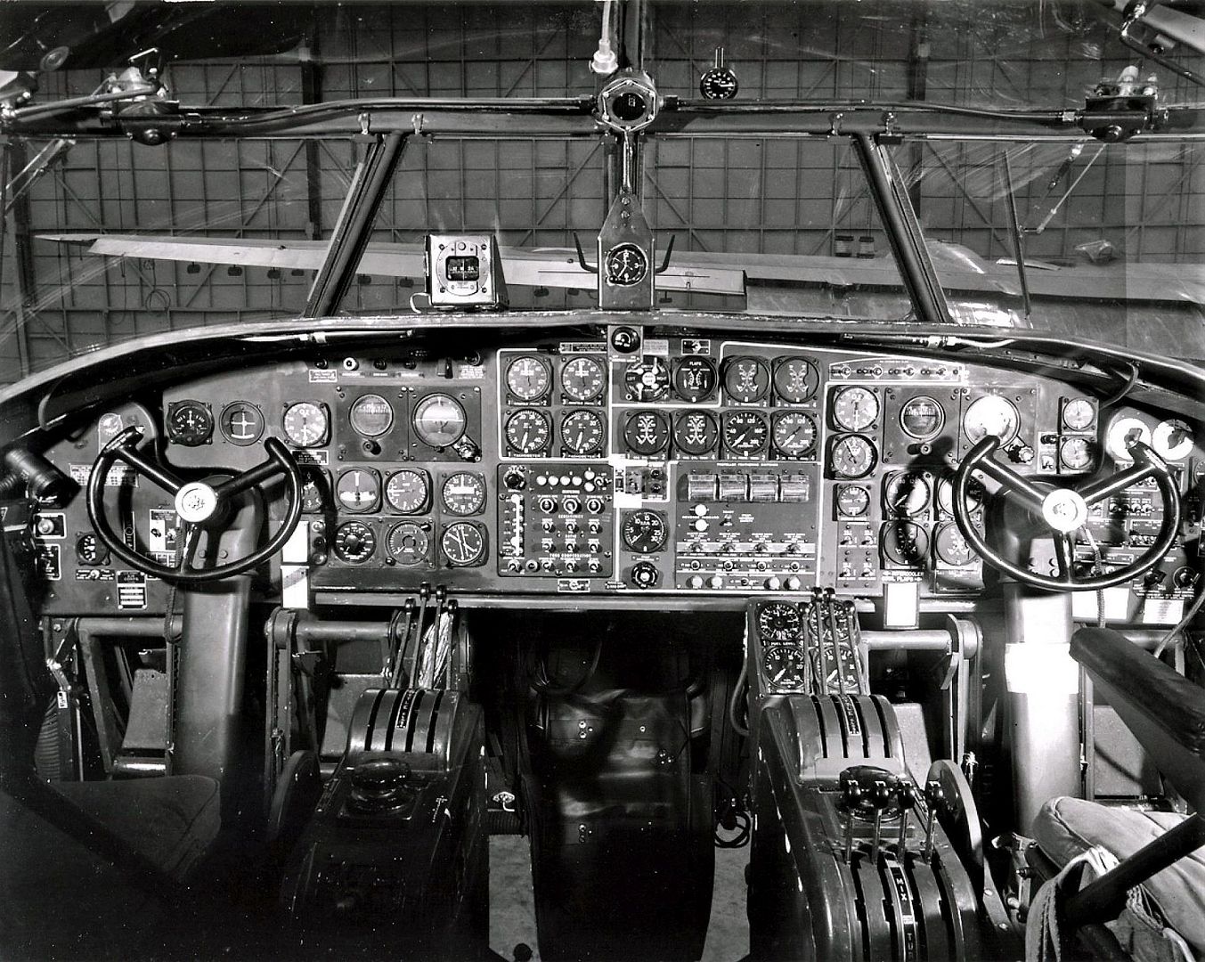 Consolidated B 32 Dominator Cockpit