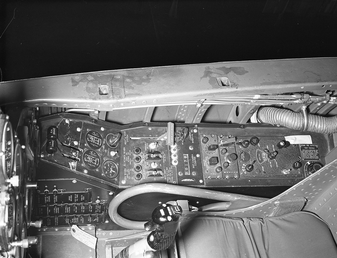 Convair F2Y Sea Dart Instrument Console