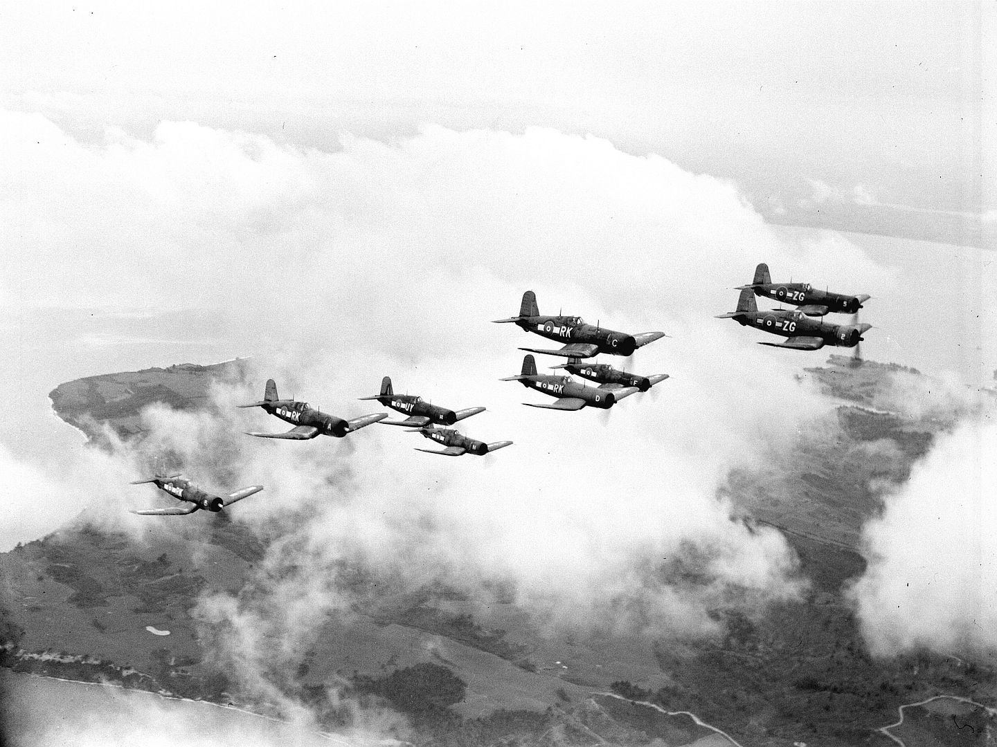  26 Servicing Unit UY Codes Flying From RNZAF Station Ardmore