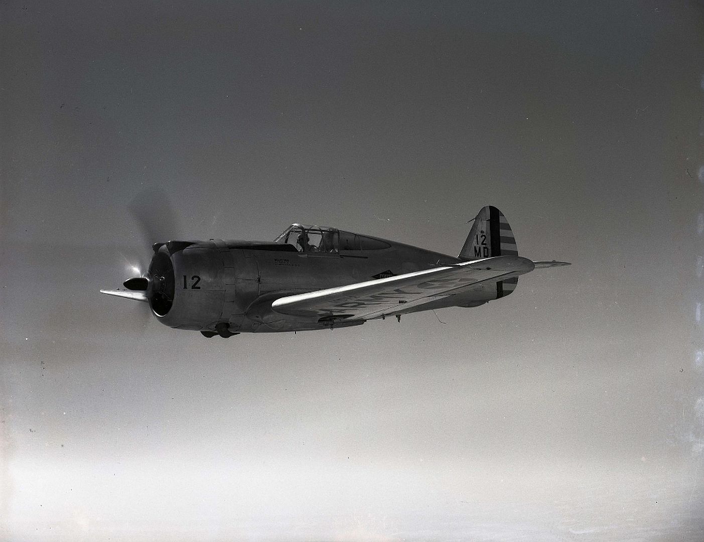 Curtiss P 36B Hawk Sn 38 20 Shortly After Takeoff Wright Field Ohio May 1st 1941