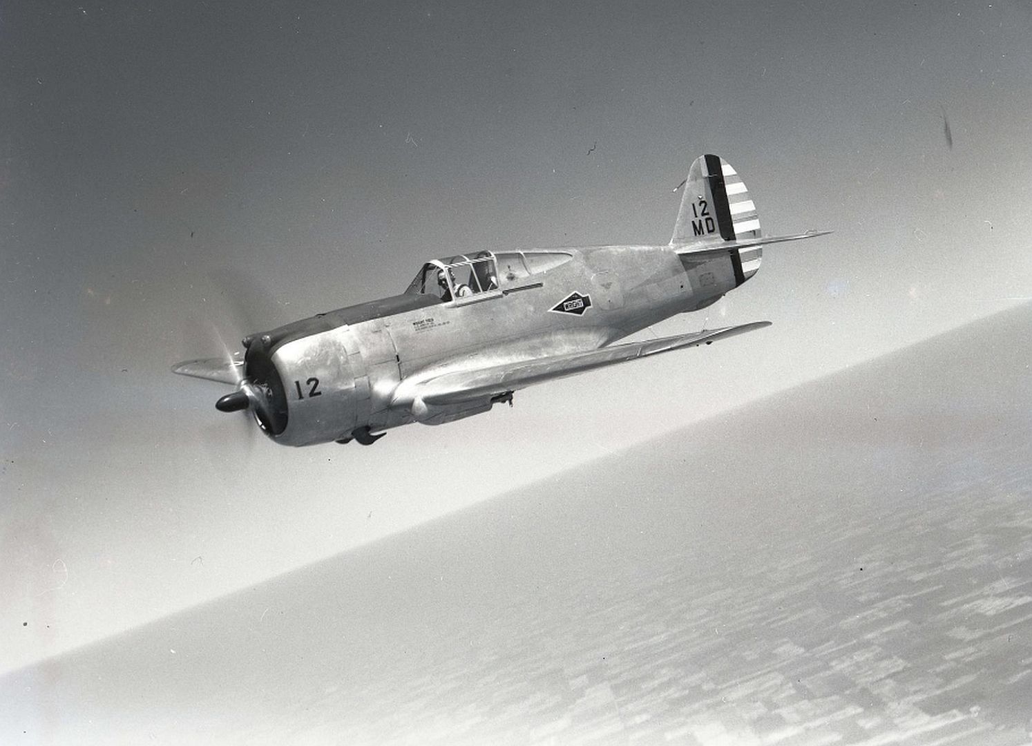 Curtiss P 36B Hawk Sn 38 20 Shortly After Takeoff Wright Field Ohio May 1st 1941 1