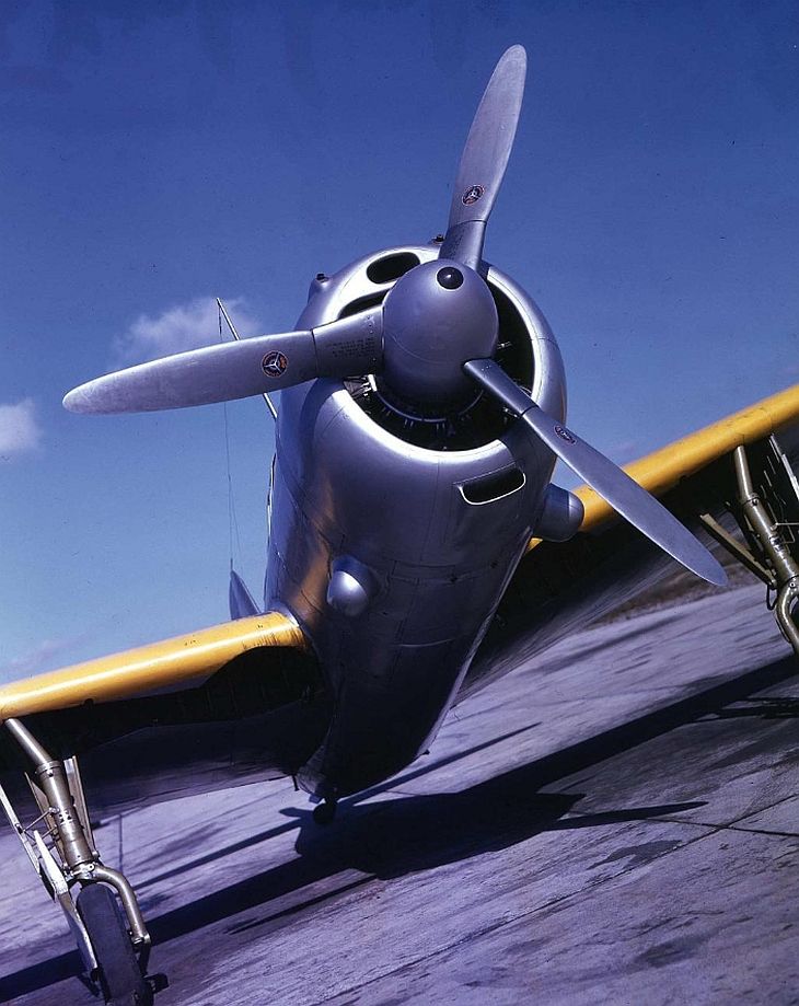 Curtiss SB2C 1BuNo 1758 Buffalo New York With Test Pilor Robert Fausel 1941 4
