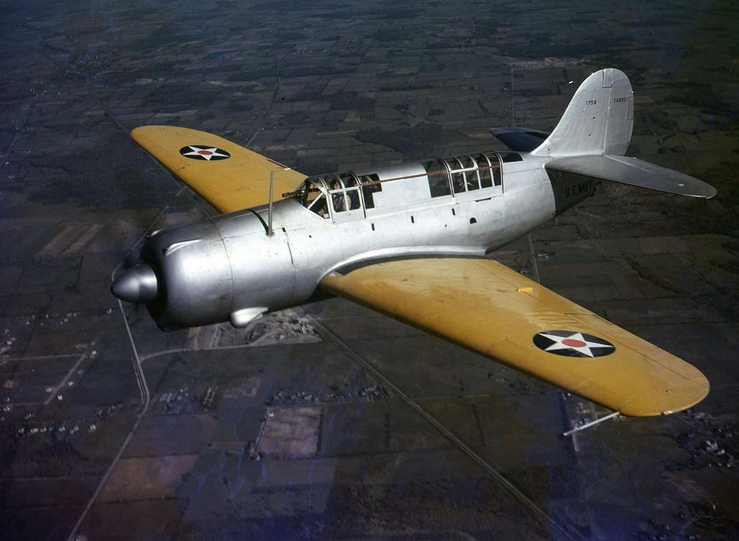 Curtiss SB2C 1BuNo 1758 Buffalo New York With Test Pilor Robert Fausel 1941 8