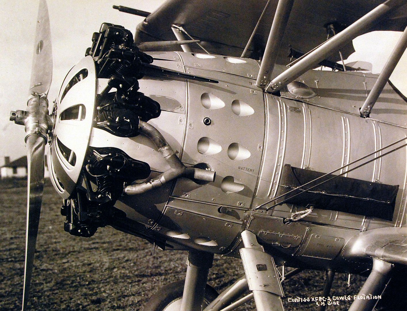 Curtiss XF8C 2 Falcon Engine Cowling 