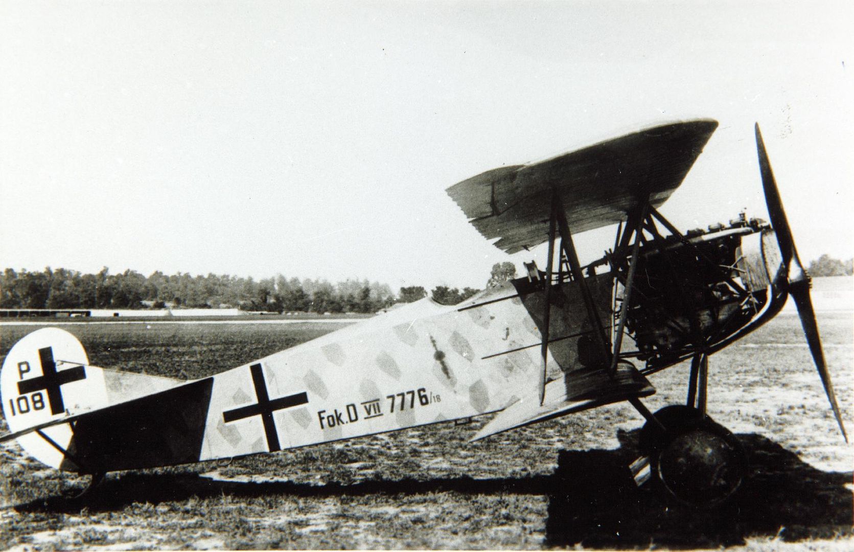  The Telltale P Number On The Rudder Shows That It Was Being Tested There At McCook Field