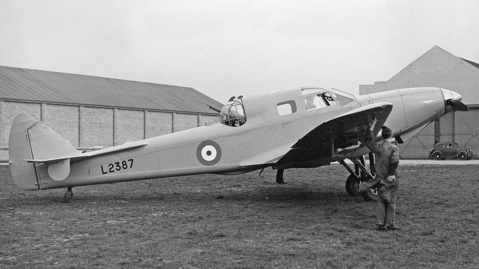 De Havilland DH93 Don Prototype L2387 Photographed In February 1938 De Havilland DH93 Don Prototype L2387 Photographed In February 1938