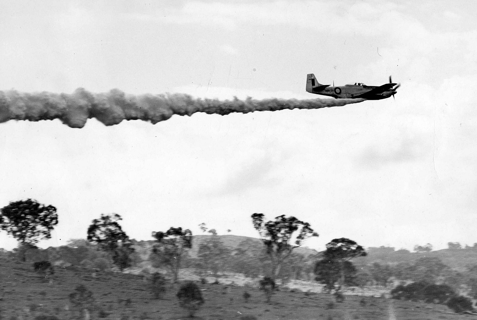 Demonstration Of Power Of Air Support At School Of Air Support Duntroon1947