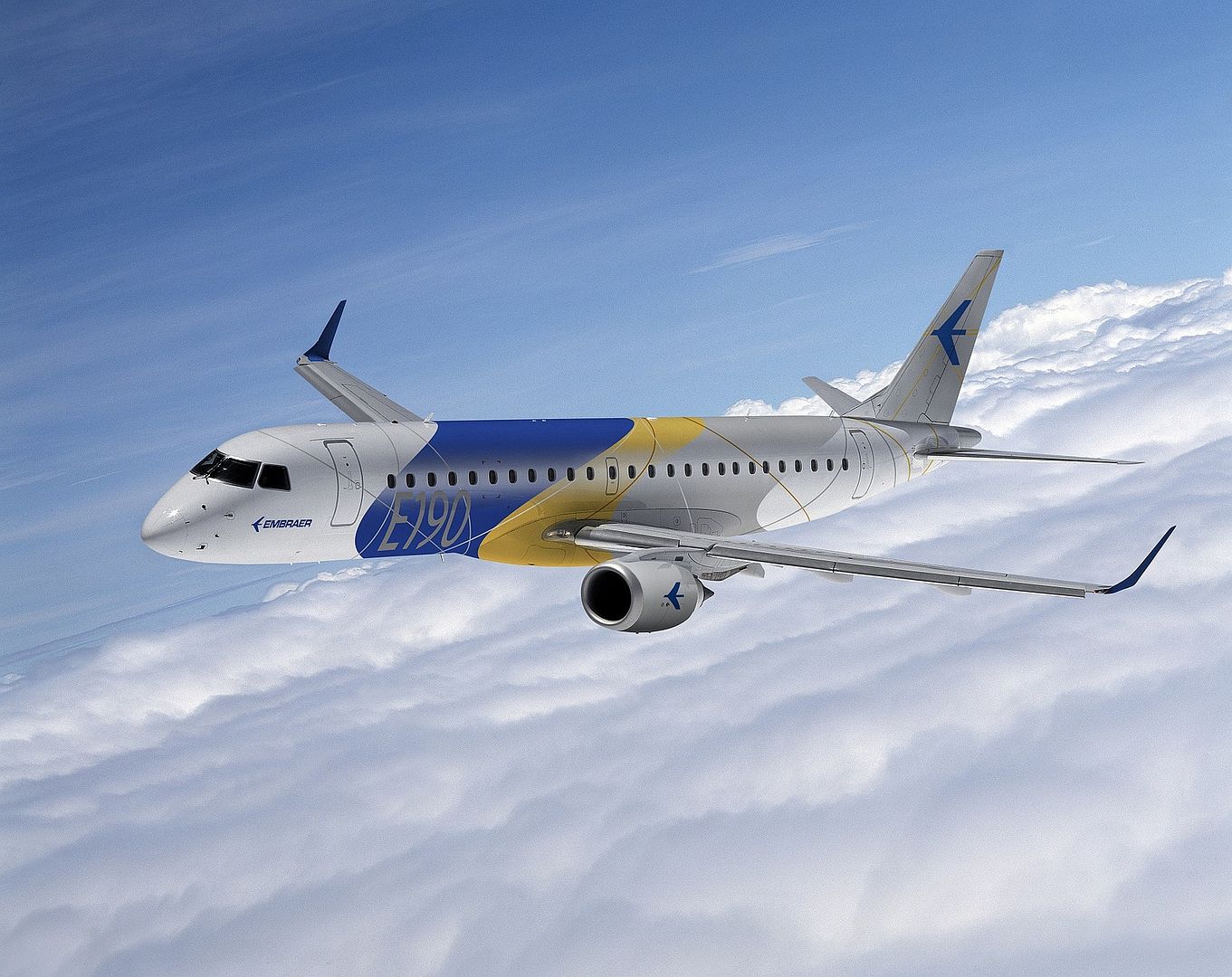 E190 CORPORATE LIVERY FLYING