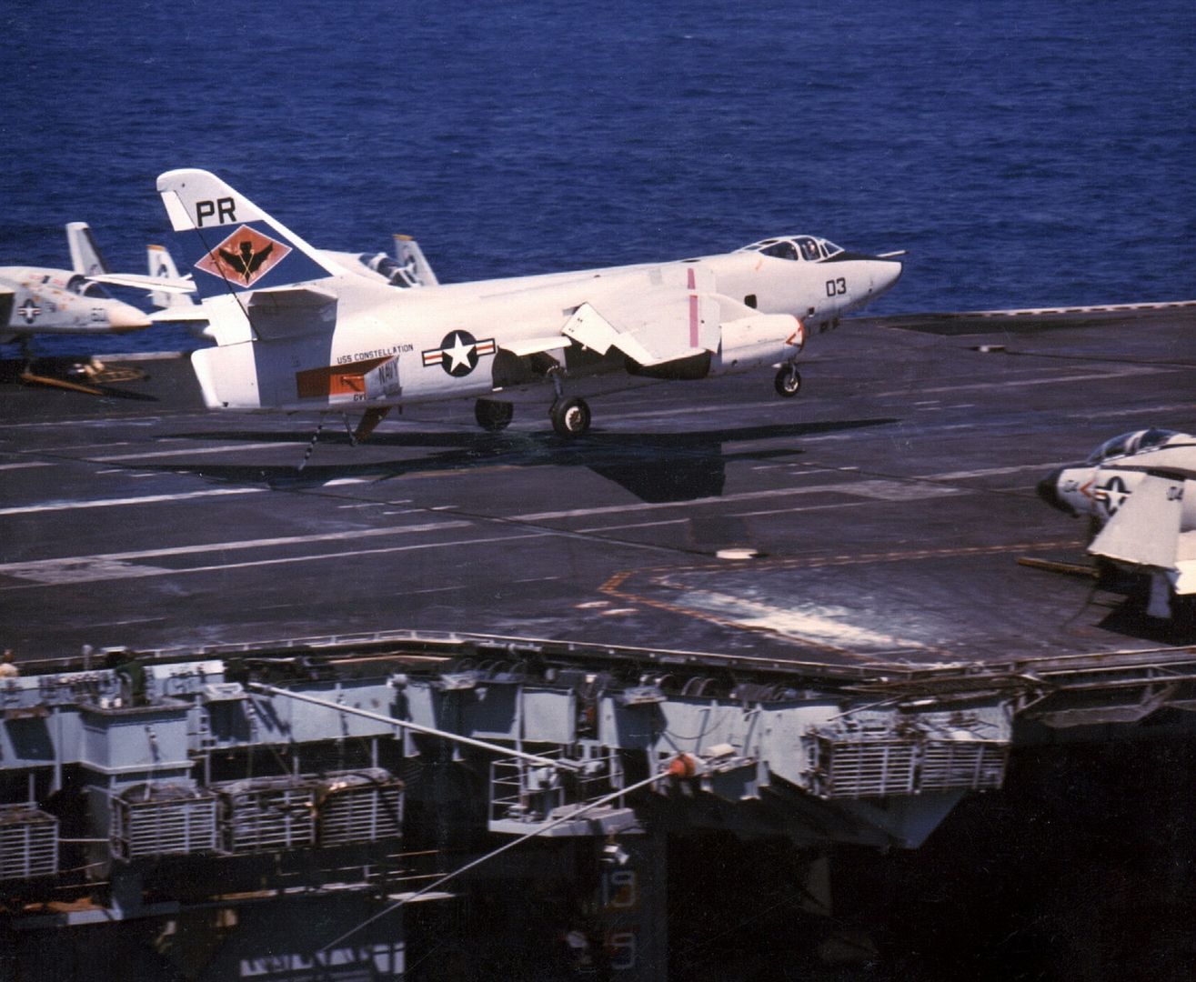 64 World Watchers Landing On The Aircraft Carrrier USS Constellation 1974