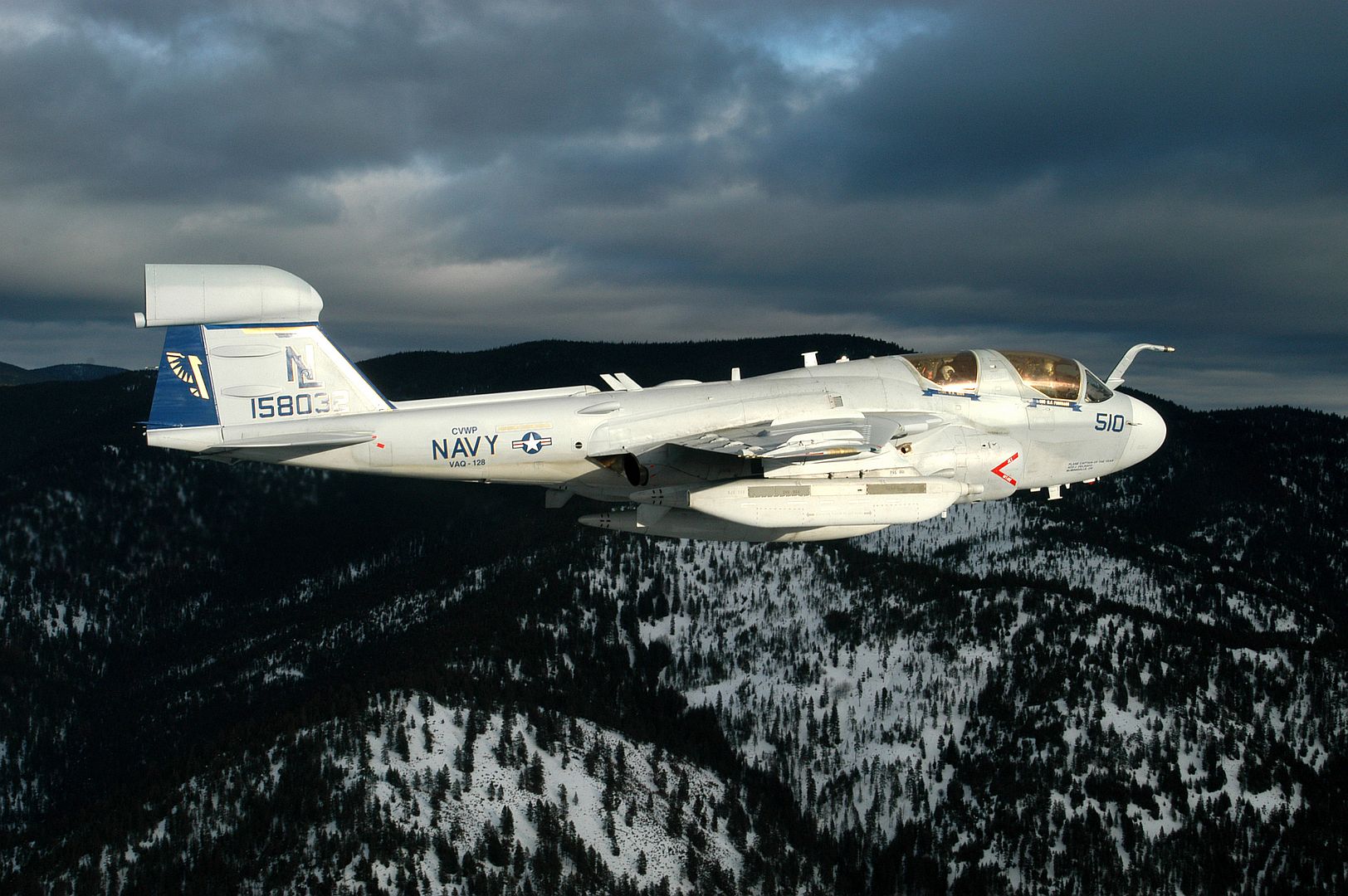 6B Prowler From Electronic Attack Squadron One Twenty Eight Feb 2003