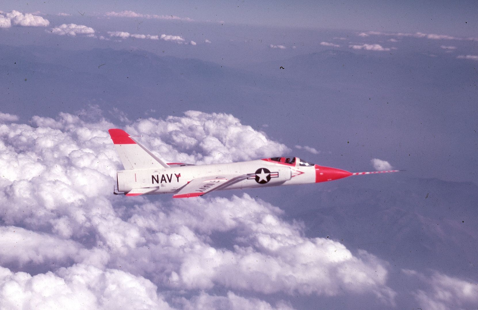 11F Jet Fighter In Flight Near Edwards Air Force Base California Oct 3rd 1956 11F Jet Fighter In Flight Near Edwards Air Force Base California Oct 3rd 1956