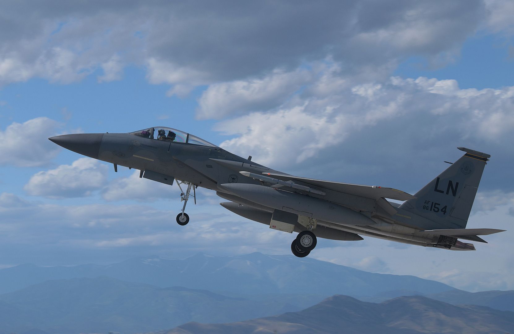 15C Eagle Assigned To The 493rd Fighter Squadron Takes Off During Exercise Astral Knight 21 At Larissa Air Base Greece May 17 2021