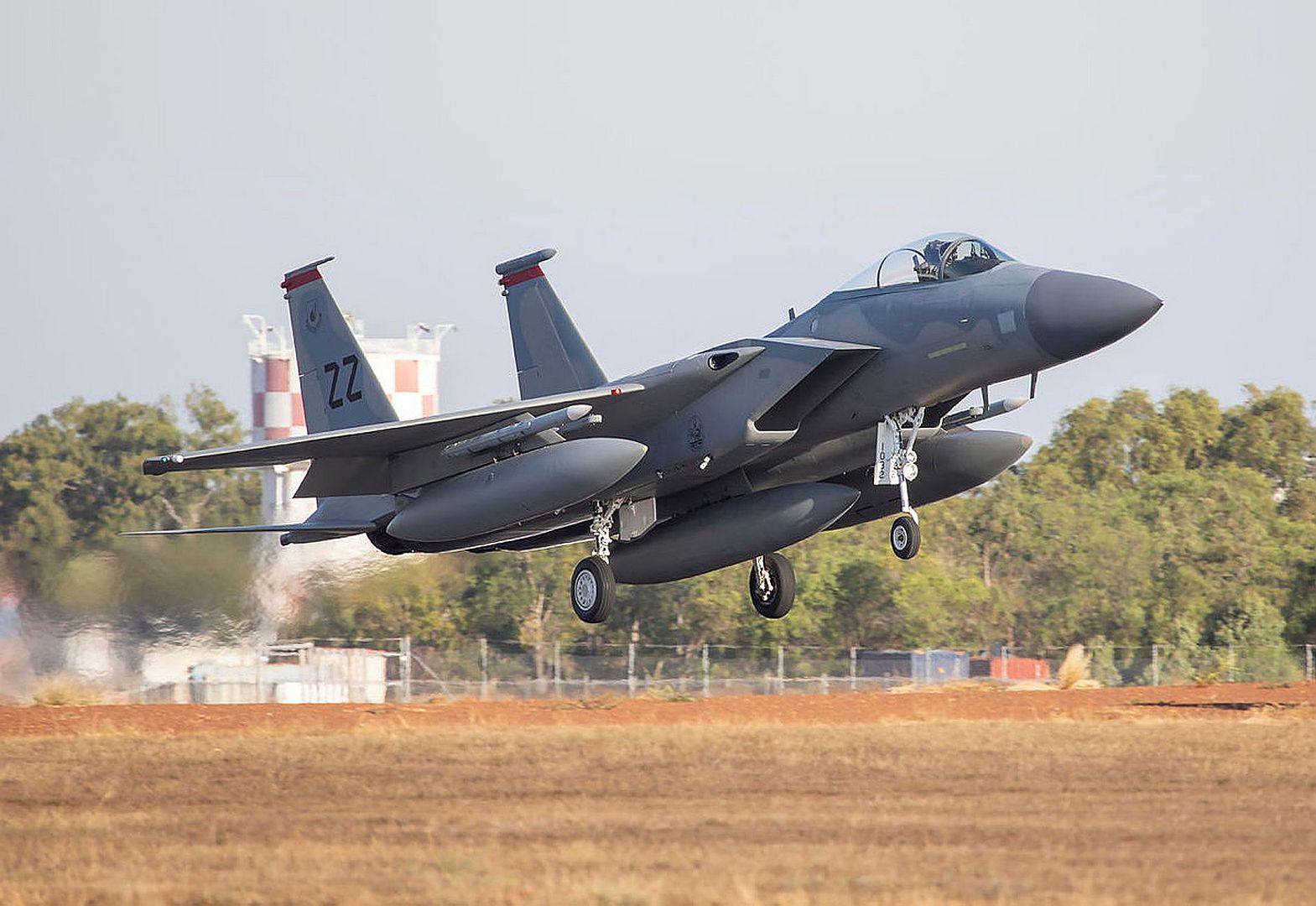 15C Eagle From Kadena Air Force Base In Japan Arrives In Darwin For Exercise Pitch Black 22