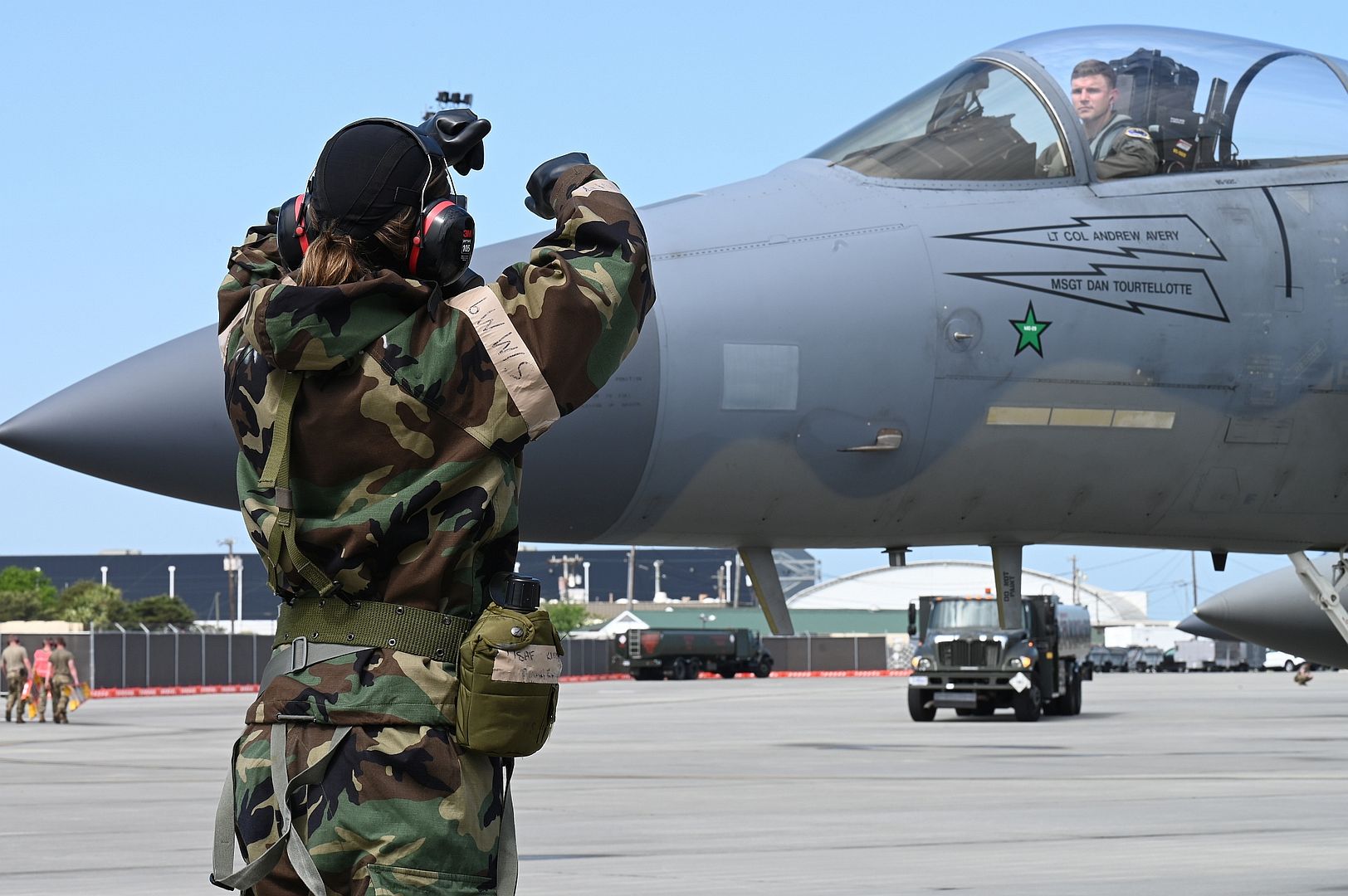15C Eagle On The Runway At The Air Dominance Center During Sentry Savannah 2021 15C Eagle On The Runway At The Air Dominance Center During Sentry Savannah 2021